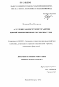 Кузнецова, Юлия Викторовна. Аутсорсинг как инструмент управления российскими розничными торговыми сетями: дис. кандидат экономических наук: 08.00.05 - Экономика и управление народным хозяйством: теория управления экономическими системами; макроэкономика; экономика, организация и управление предприятиями, отраслями, комплексами; управление инновациями; региональная экономика; логистика; экономика труда. Нижний Новгород. 2012. 140 с.