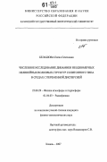 Белашова, Елена Семеновна. Численное исследование динамики неодномерных нелинейных волновых структур солитонного типа в средах с переменной дисперсией: дис. кандидат физико-математических наук: 25.00.29 - Физика атмосферы и гидросферы. Казань. 2007. 210 с.