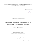 Кауфман Анастасия Сергеевна. Диагностика атмосферы солнечных пятен по наблюдениям трехминутных колебаний: дис. кандидат наук: 01.03.03 - Физика Солнца. ФГБУН Ордена Трудового Красного Знамени Институт солнечно-земной физики Сибирского отделения Российской академии наук. 2020. 96 с.