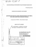 Шаповалов, Владимир Анатольевич. Дворянство Центрально-Черноземного региона России в пореформенный период: дис. доктор исторических наук: 07.00.02 - Отечественная история. Москва. 2002. 344 с.