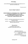 Зарипов, Зуфар Гарифович. Эффективность производства говядины в условиях Южного Урала при использовании в рационах бычков силосов с консервантами: дис. кандидат сельскохозяйственных наук: 06.02.02 - Кормление сельскохозяйственных животных и технология кормов. Оренбург. 2007. 127 с.