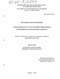 Друбецкая, Анна Яковлевна. Эффективность стратегии диверсификации в предпринимательской деятельности: дис. кандидат экономических наук: 08.00.05 - Экономика и управление народным хозяйством: теория управления экономическими системами; макроэкономика; экономика, организация и управление предприятиями, отраслями, комплексами; управление инновациями; региональная экономика; логистика; экономика труда. Москва. 2004. 169 с.