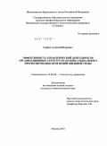 Грибов, Алексей Игоревич. Эффективность управленческой деятельности организационных структур на основе социального прогнозирования изменений внешней среды: дис. кандидат социологических наук: 22.00.08 - Социология управления. Москва. 2010. 124 с.