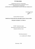 Баталина, Лейла Султановна. Эффекты среды при образовании гидросульфат-иона в водно-солевых растворах: дис. кандидат химических наук: 02.00.04 - Физическая химия. Красноярск. 2006. 117 с.