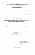 Фомина, Ирина Валерьевна. Экологическая оценка качества городской среды: дис. кандидат географических наук: 11.00.02 - Экономическая, социальная и политическая география. Москва. 1999. 169 с.