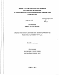 Гетманец, Ирина Анатольевна. Экологическое разнообразие и биоморфология рода Salix L. Южного Урала: дис. доктор биологических наук: 03.02.08 - Экология (по отраслям). Омск. 2011. 329 с.