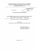 Войтов, Иван Владимирович. Экономическая культура как фактор стабильности современного российского общества: социально-философский анализ: дис. кандидат философских наук: 09.00.11 - Социальная философия. Москва. 2011. 212 с.