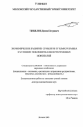 Тибилов, Денис Петрович. Экономическое развитие субъектов угольного рынка в условиях реформирования естественных монополий: дис. доктор экономических наук: 08.00.05 - Экономика и управление народным хозяйством: теория управления экономическими системами; макроэкономика; экономика, организация и управление предприятиями, отраслями, комплексами; управление инновациями; региональная экономика; логистика; экономика труда. Москва. 2005. 262 с.