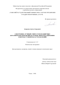 Андронов Артем Андреевич. Электронно-лучевой синтез теплозащитных керамических покрытий на основе диоксида циркония в форвакуумной области давлений: дис. кандидат наук: 00.00.00 - Другие cпециальности. ФГАОУ ВО «Российский университет дружбы народов». 2026. 150 с.