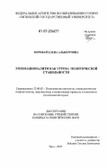 Коровай, Елена Альбертовна. Этнонационализм как угроза политической стабильности: дис. кандидат политических наук: 23.00.02 - Политические институты, этнополитическая конфликтология, национальные и политические процессы и технологии. Чита. 2007. 180 с.