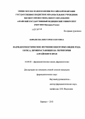 Кирьякова, Виктория Олеговна. Фармакогностическое изучение некоторых видов рода Urtica, произрастающих на территории Алтайского края: дис. кандидат фармацевтических наук: 14.04.02 - Фармацевтическая химия, фармакогнозия. Пермь. 2013. 252 с.