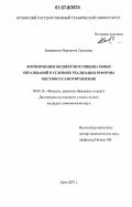 Демьяненко, Маргарита Сергеевна. Формирование бюджетов муниципальных образований в условиях реализации реформы местного самоуправления: дис. кандидат экономических наук: 08.00.10 - Финансы, денежное обращение и кредит. Орел. 2007. 256 с.