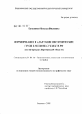 Кузьменко, Наталья Ивановна. Формирование и адаптация иноэтнических групп в регионе-субъекте РФ: на материалах Воронежской области: дис. кандидат географических наук: 25.00.24 - Экономическая, социальная и политическая география. Воронеж. 2008. 212 с.