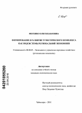 Фесенко, Олеся Павловна. Формирование и развитие туристического комплекса как подсистемы региональной экономики: дис. кандидат экономических наук: 08.00.05 - Экономика и управление народным хозяйством: теория управления экономическими системами; макроэкономика; экономика, организация и управление предприятиями, отраслями, комплексами; управление инновациями; региональная экономика; логистика; экономика труда. Чебоксары. 2010. 173 с.