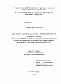 Кизилова, Ирина Николаевна. Формирование инновационных методов управления в сфере культуры: дис. кандидат экономических наук: 08.00.05 - Экономика и управление народным хозяйством: теория управления экономическими системами; макроэкономика; экономика, организация и управление предприятиями, отраслями, комплексами; управление инновациями; региональная экономика; логистика; экономика труда. Санкт-Петербург. 2011. 223 с.