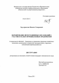Тер-Аракелян, Максим Геворкович. Формирование интеграционных образований с участием малых промышленных предприятий: дис. кандидат экономических наук: 08.00.05 - Экономика и управление народным хозяйством: теория управления экономическими системами; макроэкономика; экономика, организация и управление предприятиями, отраслями, комплексами; управление инновациями; региональная экономика; логистика; экономика труда. Пенза. 2011. 153 с.
