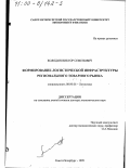 Колодин, Виктор Семенович. Формирование логистической инфраструктуры регионального товарного рынка: дис. доктор экономических наук: 08.00.06 - Логистика. Санкт-Петербург. 1999. 383 с.