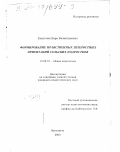 Копусова, Вера Валентиновна. Формирование нравственных ценностных ориентаций сельских подростков: дис. кандидат педагогических наук: 13.00.01 - Общая педагогика, история педагогики и образования. Ярославль. 2000. 208 с.