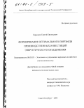 Барыкин, Сергей Евгеньевич. Формирование оптимального портфеля производственных инвестиций энергетического объединения: дис. кандидат экономических наук: 08.00.05 - Экономика и управление народным хозяйством: теория управления экономическими системами; макроэкономика; экономика, организация и управление предприятиями, отраслями, комплексами; управление инновациями; региональная экономика; логистика; экономика труда. Санкт-Петербург. 2000. 200 с.