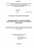 Васильев, Геннадий Григорьевич. Формирование стратегии развития некоммерческого сектора российской экономики: дис. доктор экономических наук: 08.00.05 - Экономика и управление народным хозяйством: теория управления экономическими системами; макроэкономика; экономика, организация и управление предприятиями, отраслями, комплексами; управление инновациями; региональная экономика; логистика; экономика труда. Санкт-Петербург. 2005. 333 с.