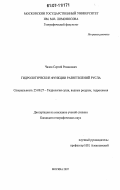 Чалов, Сергей Романович. Гидрологические функции разветвлений русла: дис. кандидат географических наук: 25.00.27 - Гидрология суши, водные ресурсы, гидрохимия. Москва. 2007. 203 с.