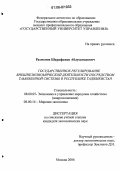 Рахмонов, Шарафджон Абдусамадович. Государственное регулирование внешнеэкономической деятельности посредством таможенных систем в Республике Таджикистан: дис. кандидат экономических наук: 08.00.05 - Экономика и управление народным хозяйством: теория управления экономическими системами; макроэкономика; экономика, организация и управление предприятиями, отраслями, комплексами; управление инновациями; региональная экономика; логистика; экономика труда. Москва. 2006. 190 с.