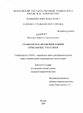 Митягин, Кирилл Станиславович. Гражданско-правовой режим земельных участков: дис. кандидат юридических наук: 12.00.03 - Гражданское право; предпринимательское право; семейное право; международное частное право. Москва. 2009. 164 с.