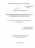 Мокичева, Юлия Владимировна. Информационно-измерительная система для управления эндогазогенератором: дис. кандидат технических наук: 05.11.16 - Информационно-измерительные и управляющие системы (по отраслям). Волгоград. 2011. 226 с.