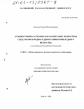 Артаева, Гиляна Владимировна. Художественно-эстетическое воспитание подростков средствами народного декоративно-прикладного искусства: На материале Республики Калмыкия: дис. кандидат педагогических наук: 13.00.01 - Общая педагогика, история педагогики и образования. Элиста. 2003. 202 с.