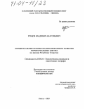 Рубцов, Владимир Анатольевич. Концептуальные основы сбалансированного развития территориальных систем: На примере Республики Татарстан: дис. доктор географических наук: 25.00.24 - Экономическая, социальная и политическая география. Казань. 2003. 377 с.