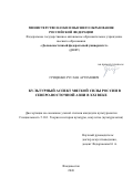Гриценко Руслан Артемович. Культурный аспект мягкой силы России в Северо-Восточной Азии в XXI веке: дис. кандидат наук: 00.00.00 - Другие cпециальности. «Дальневосточный федеральный университет». 2026. 321 с.