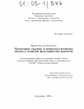 Куратов, Василий Васильевич. Квантовые группы и некоммутативные аналоги моделей пространства-времени: дис. кандидат физико-математических наук: 01.04.02 - Теоретическая физика. Сыктывкар. 2004. 125 с.