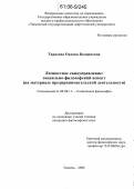Тарасова, Оксана Валериевна. Личностное самоуправление: социально-философский аспект: На материале предпринимательской деятельности: дис. кандидат философских наук: 09.00.11 - Социальная философия. Тюмень. 2006. 162 с.