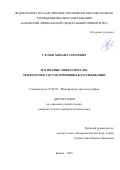 Глухов Михаил Сергеевич. Магнитные микросферулы: морфология, состав, принципы классификации: дис. кандидат наук: 25.00.05 - Минералогия, кристаллография. ФГАОУ ВО «Казанский (Приволжский) федеральный университет». 2022. 202 с.