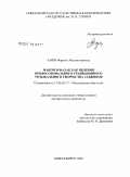 Азизи, Фарогат Абдукаххорзода. Маком и фалак как явления профессионального традиционного музыкального творчества таджиков: дис. доктор искусствоведения: 17.00.02 - Музыкальное искусство. Новосибирск. 2009. 364 с.