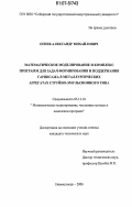 Огнев, Александр Михайлович. Математическое моделирование и комплекс программ для задач формирования и поддержания гарнисажа в металлургических агрегатах струйно-эмульсионного типа: дис. кандидат технических наук: 05.13.18 - Математическое моделирование, численные методы и комплексы программ. Новокузнецк. 2006. 167 с.