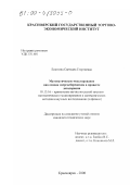Енютина, Светлана Георгиевна. Математическое моделирование как основа энергосбережения в процессе дезодорации: дис. кандидат технических наук: 05.13.16 - Применение вычислительной техники, математического моделирования и математических методов в научных исследованиях (по отраслям наук). Красноярск. 2000. 148 с.