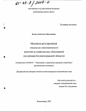 Кохан, Анжелика Николаевна. Механизм регулирования социально-экономического развития муниципальных образований: На примере Калининградской области: дис. кандидат экономических наук: 08.00.05 - Экономика и управление народным хозяйством: теория управления экономическими системами; макроэкономика; экономика, организация и управление предприятиями, отраслями, комплексами; управление инновациями; региональная экономика; логистика; экономика труда. Калининград. 2002. 189 с.