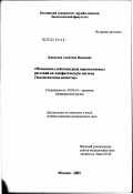 Завадская, Алевтина Ивановна. Механизмы действия ряда перспективных лекарственных растений на лимфатическую систему (экологические аспекты): дис. кандидат медицинских наук: 03.00.16 - Экология. Москва. 2003. 149 с.