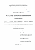 Умницын Михаил Юрьевич. Метод анализа защищенности информационной системы с использованием полунатурного моделирования: дис. кандидат наук: 05.13.01 - Системный анализ, управление и обработка информации (по отраслям). ФГБОУ ВО «Волгоградский государственный технический университет». 2019. 172 с.