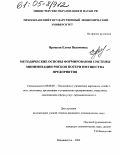 Яроцкая, Елена Вадимовна. Методические основы формирования системы минимизации рисков потери имущества предприятия: дис. кандидат экономических наук: 08.00.05 - Экономика и управление народным хозяйством: теория управления экономическими системами; макроэкономика; экономика, организация и управление предприятиями, отраслями, комплексами; управление инновациями; региональная экономика; логистика; экономика труда. Владивосток. 2004. 164 с.