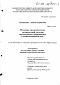 Симаганова, Любовь Борисовна. Методика проектирования эргономичной системы экологического образования в техническом вузе: дис. кандидат педагогических наук: 13.00.08 - Теория и методика профессионального образования. Тольятти. 1999. 188 с.