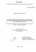 Пеньков, Борис Сергеевич. Многомодульные электротехнические комплексы для электропитания потребителей на повышенных и регулируемых частотах: дис. кандидат технических наук: 05.09.03 - Электротехнические комплексы и системы. Саратов. 2006. 184 с.