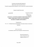 Важдаев, Андрей Николаевич. Модели и алгоритмы оценки эффективности инвестиционных проектов предприятий малых и средних форм бизнеса: дис. кандидат технических наук: 05.13.18 - Математическое моделирование, численные методы и комплексы программ. Томск. 2009. 139 с.
