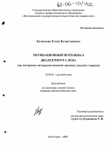 Кузнецова, Елена Валентиновна. Мотивационный потенциал диалектного слова: На материале метеорологической лексики донских говоров: дис. кандидат филологических наук: 10.02.01 - Русский язык. Волгоград. 2005. 333 с.