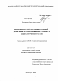 Примерова, Ольга Анатольевна. Мотивация и стимулирование трудовой деятельности на предприятиях турбизнеса: социологический анализ: дис. кандидат социологических наук: 22.00.08 - Социология управления. Пятигорск. 2010. 180 с.