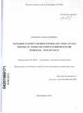 Павлова, Елена Юрьевна. Народные художественные промыслы Саяно-Алтая в контексте этнокультурного развития России: конец XIX - начало XXI в.: дис. кандидат исторических наук: 07.00.07 - Этнография, этнология и антропология. Новосибирск. 2010. 281 с.