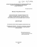 Шанава, Темур Вахтангович. Обеспечение эффективности инвестиционных проектов на материалах Красноярского края: дис. кандидат экономических наук: 08.00.05 - Экономика и управление народным хозяйством: теория управления экономическими системами; макроэкономика; экономика, организация и управление предприятиями, отраслями, комплексами; управление инновациями; региональная экономика; логистика; экономика труда. Санкт-Петербург. 2003. 146 с.