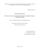 Реферат: Обеспечительные меры в арбитражном процессе Российской Федерации