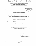 Булычева, Наталья Владимировна. Общество, государственность и право донского казачества в новое время (XV - начало XX вв.): К актуальным проблемам историко-правового генезиса народов Южного Федерального округа: дис. кандидат юридических наук: 12.00.01 - Теория и история права и государства; история учений о праве и государстве. Ростов-на-Дону. 2005. 168 с.